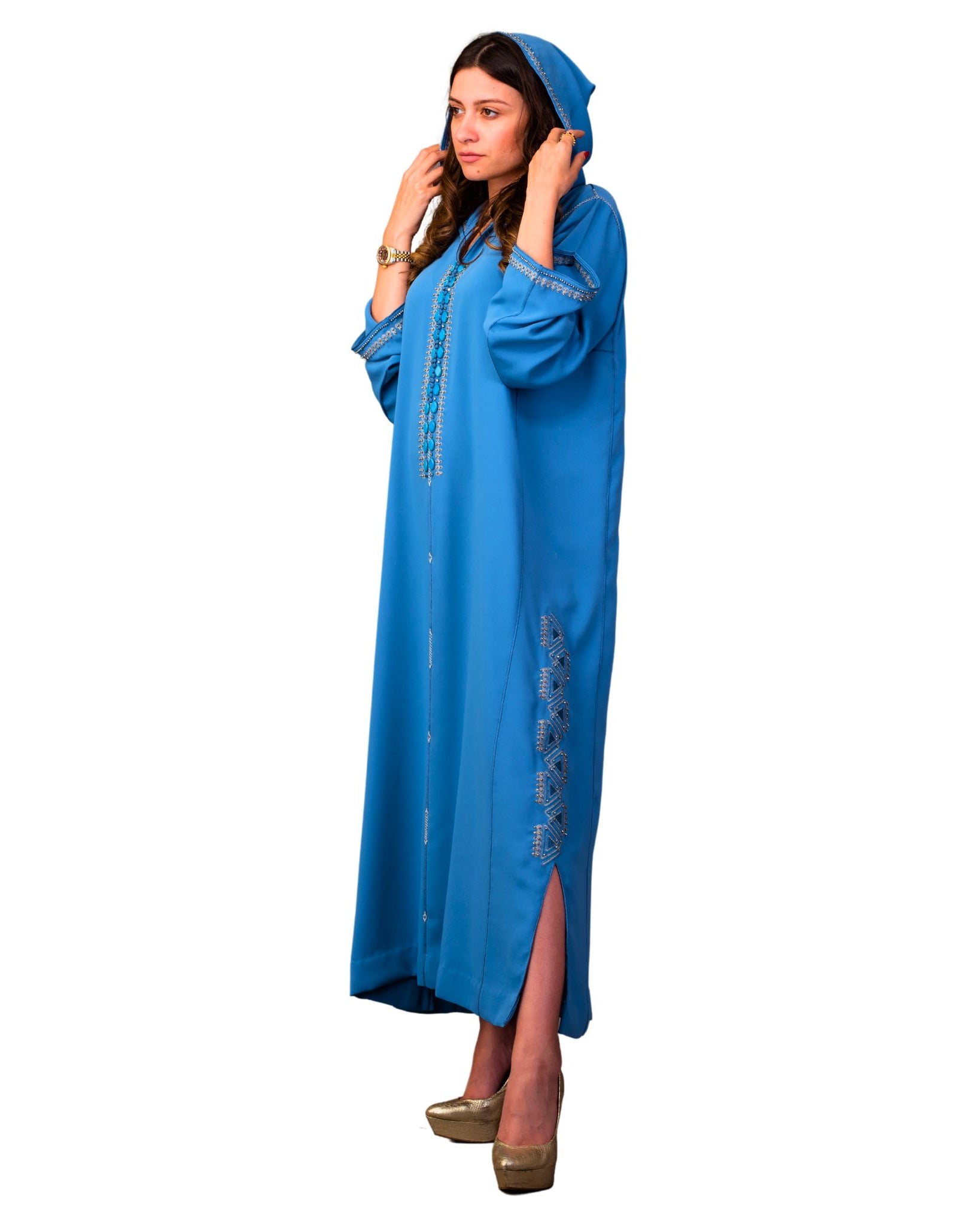 chilaba marroquí mujer